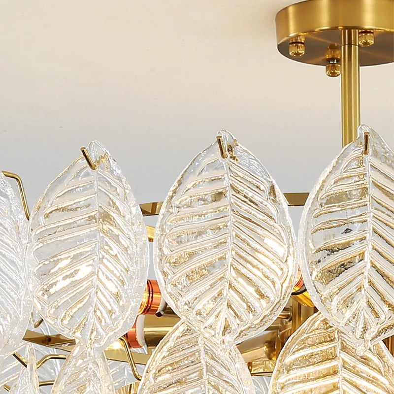 lustre moderne en verre pour décoration intérieure élégante et raffinée - vue 4 sur 11
