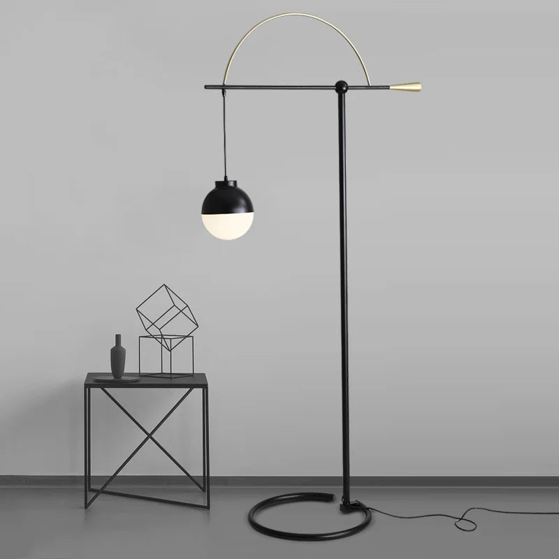 Kreative Stehleuchte im minimalistischen Stil für den Innenbereich - vue 4 sur 7