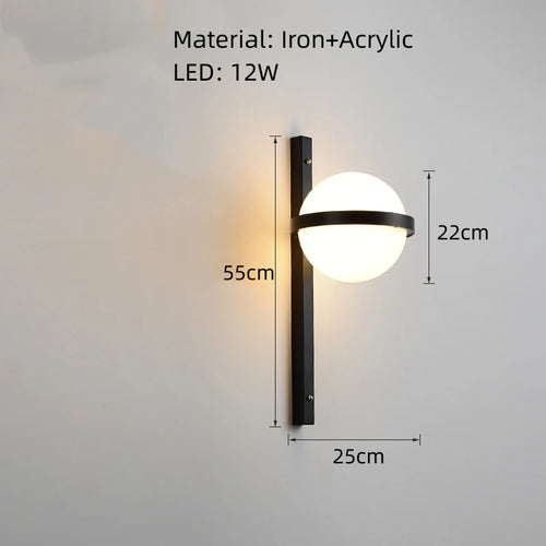 lustre moderne nordique avec pot de fleur led intégrée - vue 14 sur 18