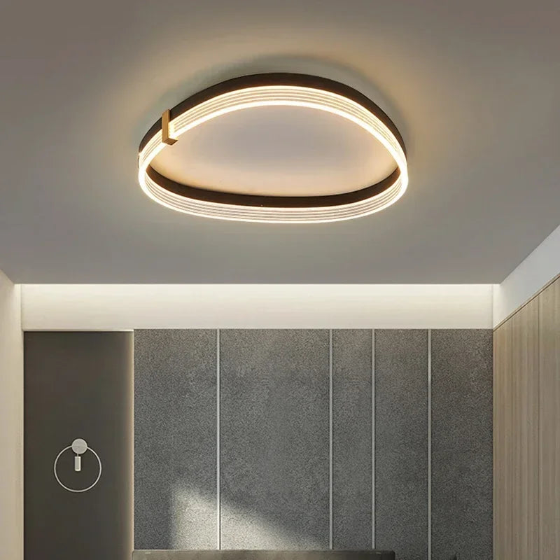 lustre moderne à leds pour intérieur décoration maison - vue 7 sur 21