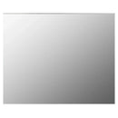 Frameless Wall Mirror with Glass Rectangular LED Lamps, Home Decoration Wall Wall Decoration Living Room Decoration