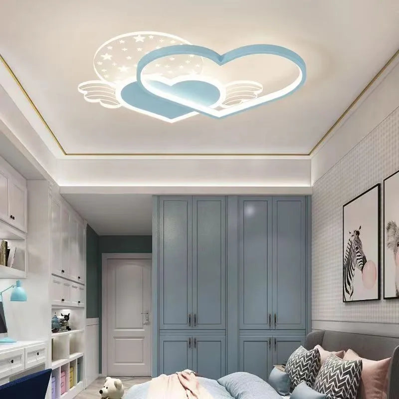 sandyha plafonniers led avec télécommande pour décoration intérieure - vue 5 sur 12