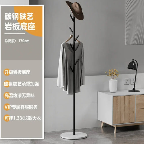 porte-sacs et porte-vêtements en métal design élégant pour rangement pratique