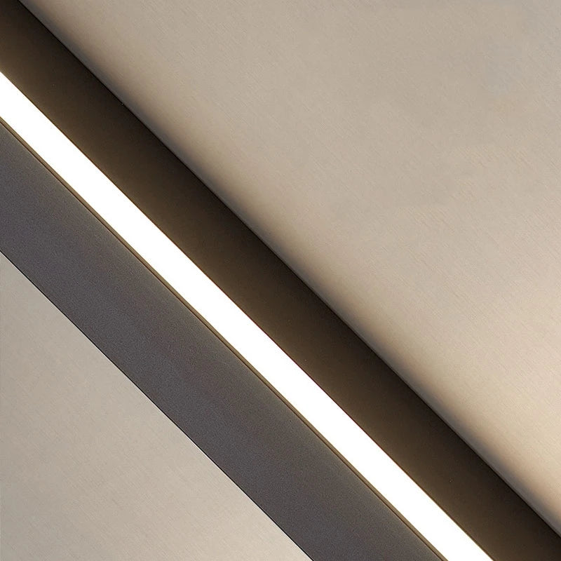 applique murale led cuboïde minimaliste en aluminium avec télécommande gradation