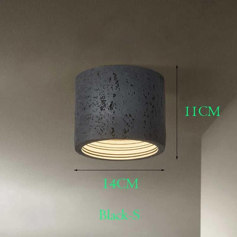 Wabi Sabi – LED-Spot aus rotem Zement - vue 14 sur 16