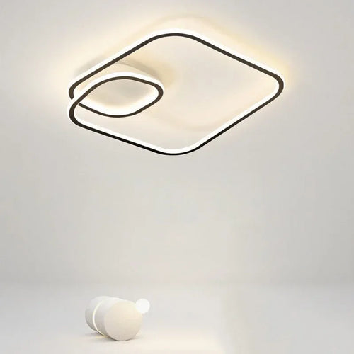 LED moderne Simple plafonnier allée Lustre pour salon salle à manger étude chambre décoration de la maison intérieur luminaire Lustre