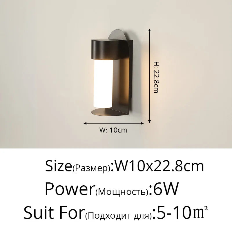 applique murale led étanche décorative pour intérieur et extérieur - vue 12 sur 12