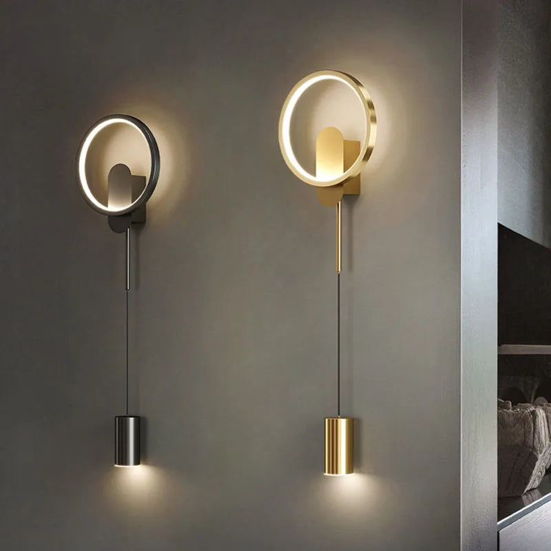 applique murale led moderne avec gradation et - vue 2 sur 8