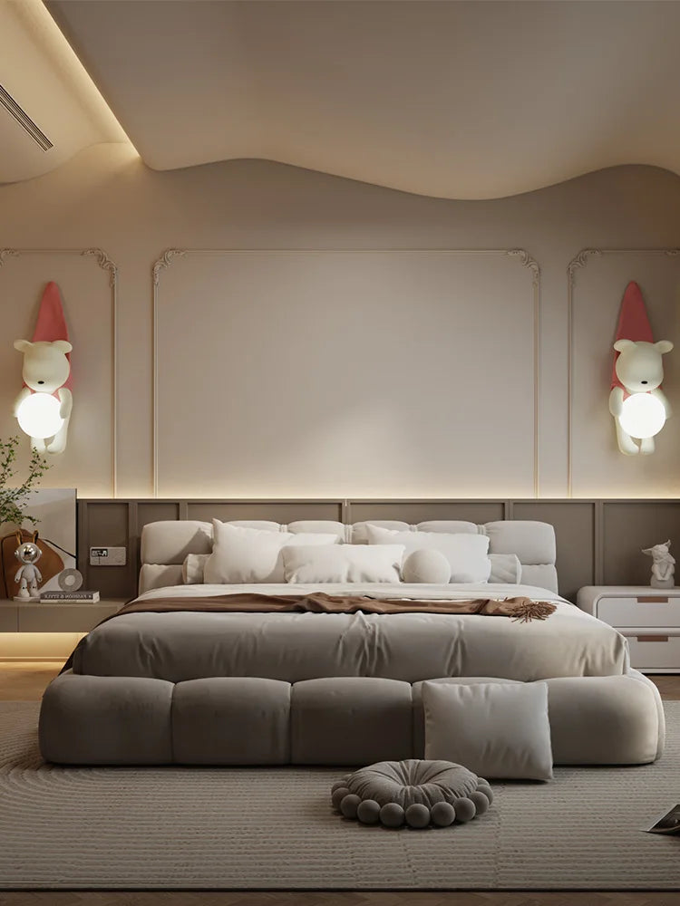 applique murale led ours décorative pour chambre enfant - vue 5 sur 9