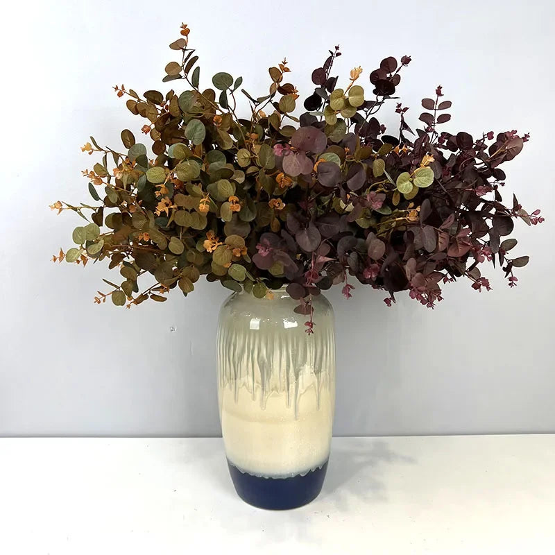 lot de 2 feuilles artificielles en soie pour décoration florale - vue 3 sur 7
