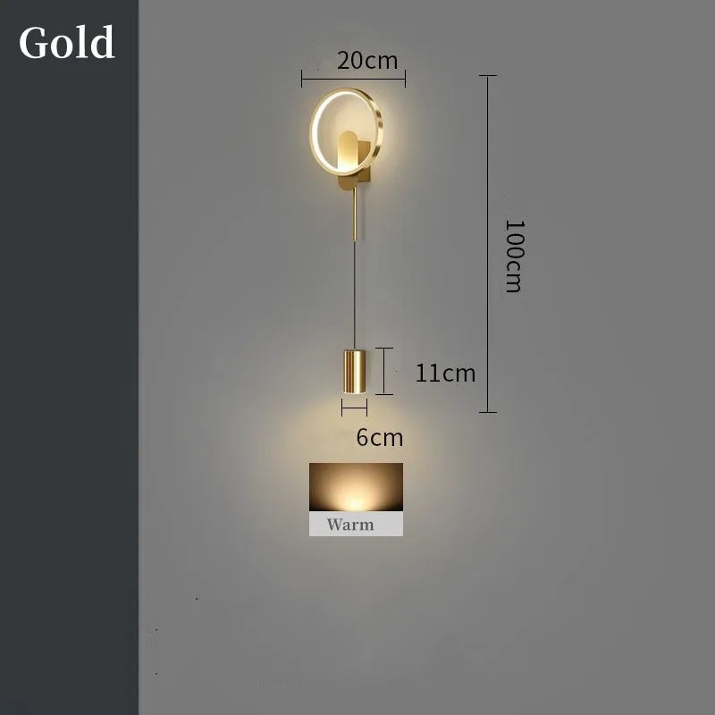 applique murale moderne à led luminaire suspendu décoratif et idéal