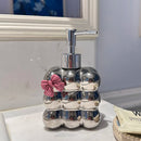 distributeur de savon en céramique décoratif moderne pour salle de bain