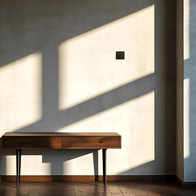 Prise TV et RJ45 en acier noir mat