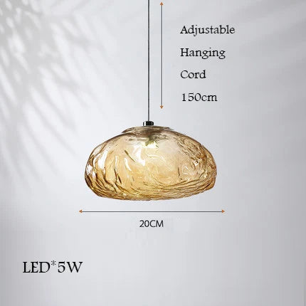 lustre en verre design nuage pour intérieur décoratif lumineux - vue 18 sur 21