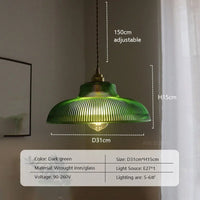 Vintage-Pendelleuchte aus Glas dekorative LED-Innenleuchte