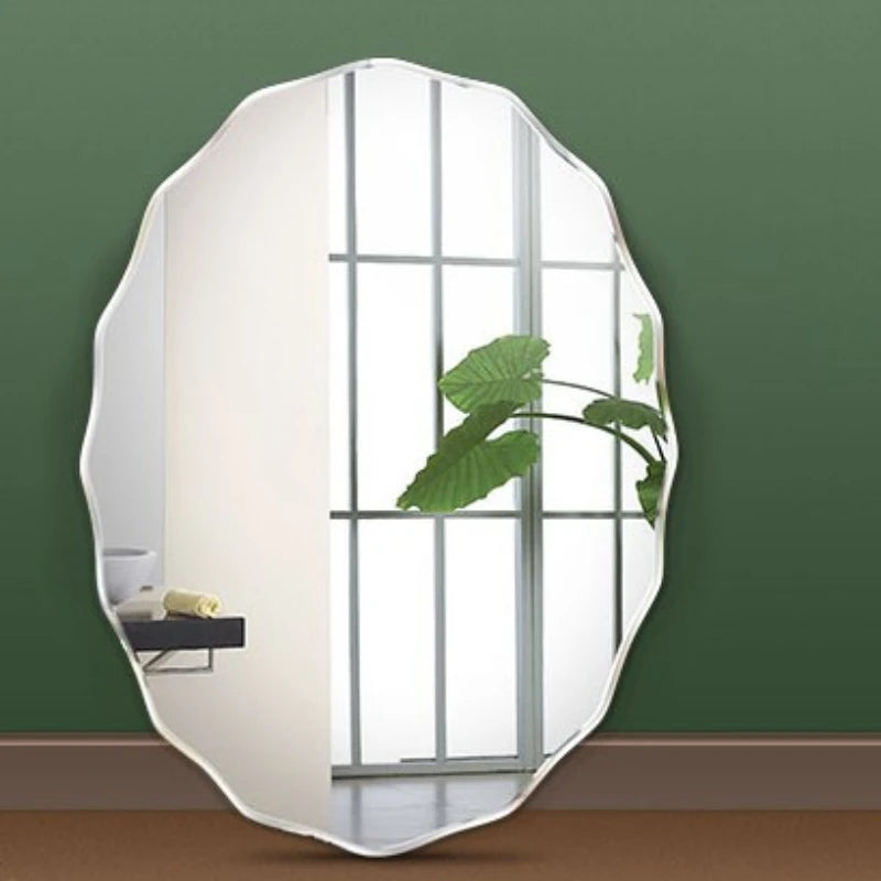miroirs décoratifs ovales en macramé pour décoration intérieure - vue 5 sur 6