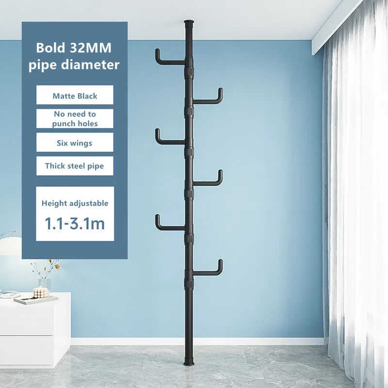 support de rangement vertical pour vêtements à la maison - vue 5 sur 12