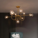 LED-Kronleuchter modernes Design in magischer Bohnenform