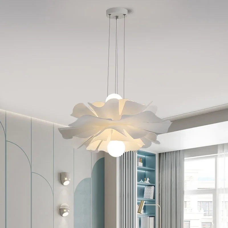 Suspension Créatif Nordique Fleur Acrylique Pin LED Simple Salon Chambre Enfants Décoration Éclairage Intérieur - vue 6 sur 13
