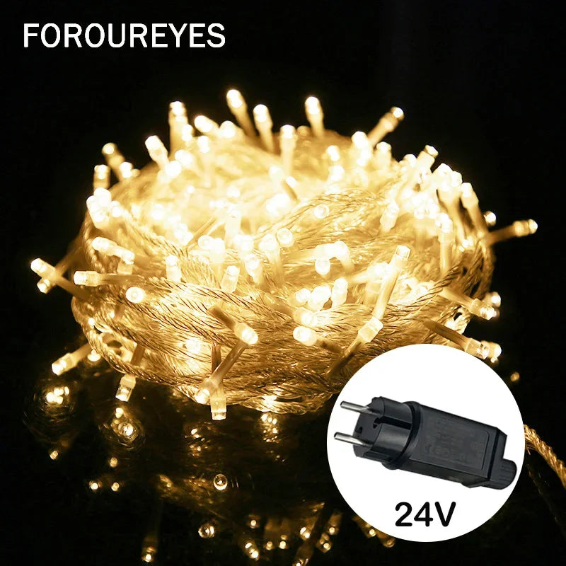 guirlande lumineuse led étanche pour décoration de Noël - vue 2 sur 9