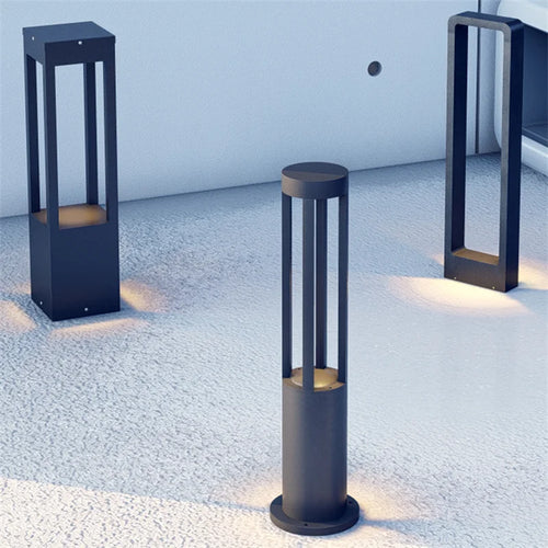 Moderne LED-Gartenleuchte aus Aluminium, wasserdicht für den Außenbereich - vue 2 sur 21