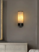 Moderne minimalistische LED-Wandleuchte aus natürlichem Marmor