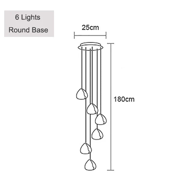 Moderne Kristall-Pendelleuchte für elegantes Licht - vue 15 sur 15