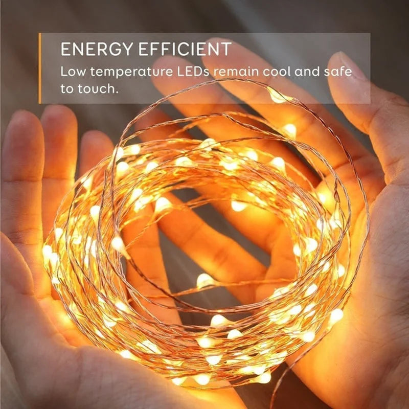 guirlande lumineuse led étanche pour décorations de fête - vue 5 sur 9