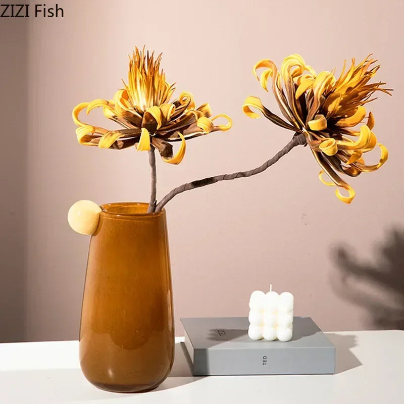 vase en verre bonbon pour décoration florale esthétique - vue 5 sur 10