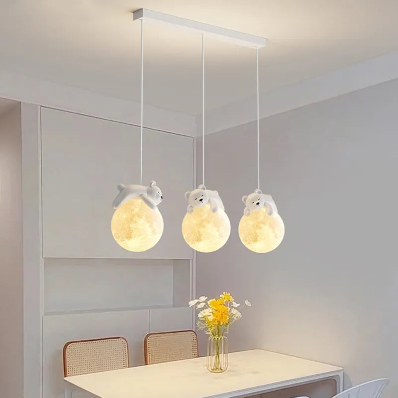 lustre ours/lapin décoratif salon/salle manger