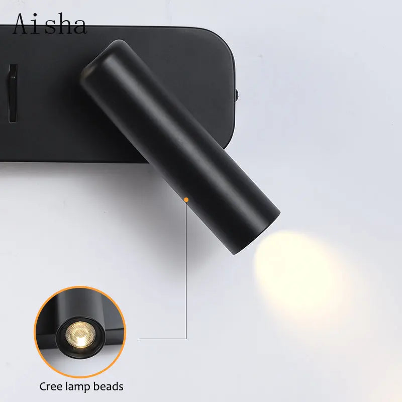 Dekorative LED-Wandleuchte nordisches Design Mond für den Innenbereich - vue 6 sur 8
