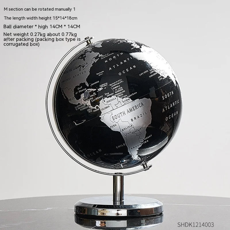 artisanat moderne globe décoratif pour bureau et salon - vue 15 sur 16