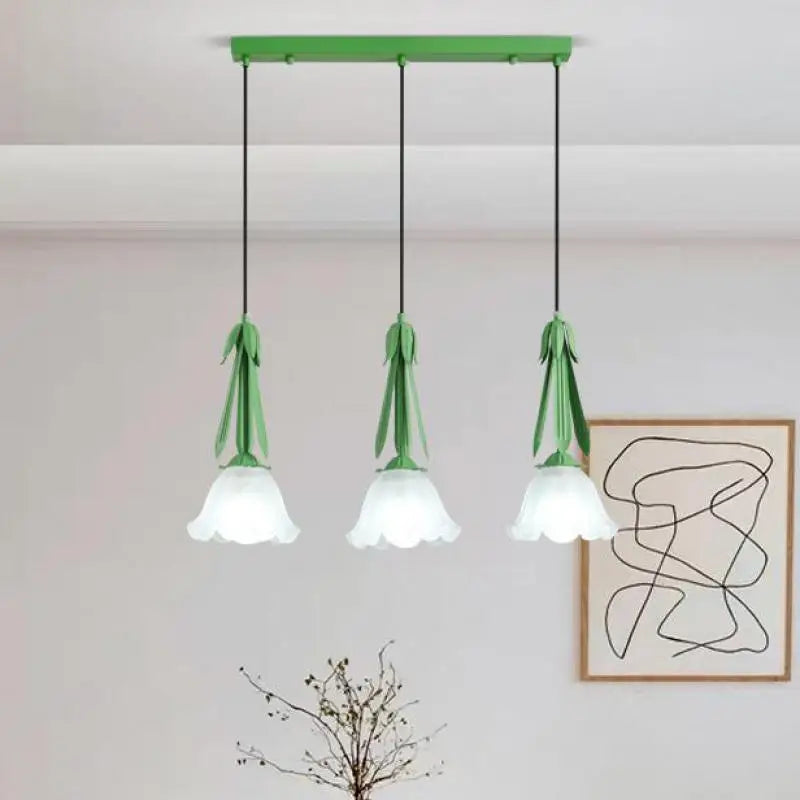 lustre en verre pour éclairage suspendu dans les espaces modernes - vue 2 sur 12