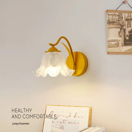 applique murale led moderne en forme de fleur décorative pour intérieur