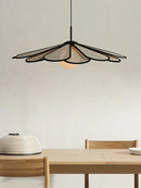 lustre créatif en rotin style japonais moderne et nordique