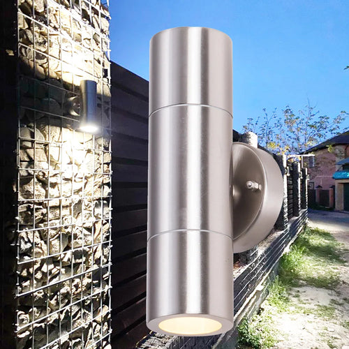 Applique murale LED en acier inoxydable