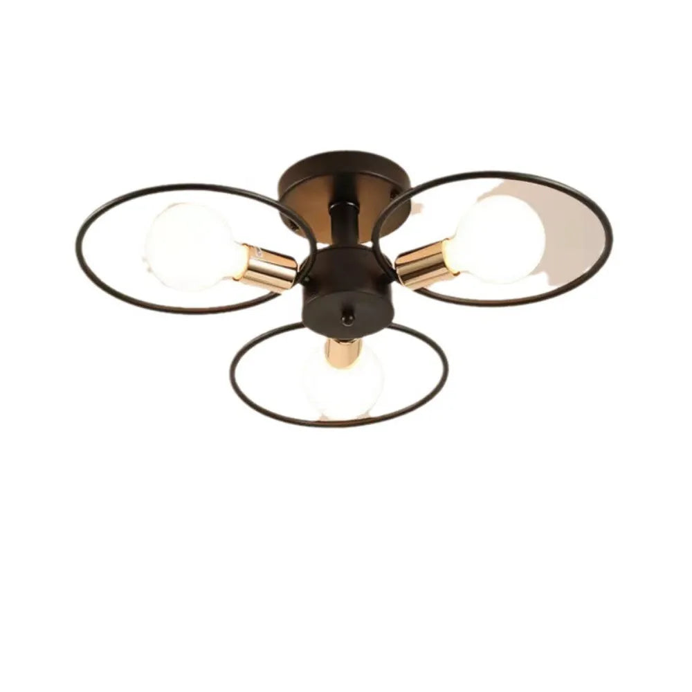 plafonnier led design moderne décoratif couleur changeante - vue 6 sur 6