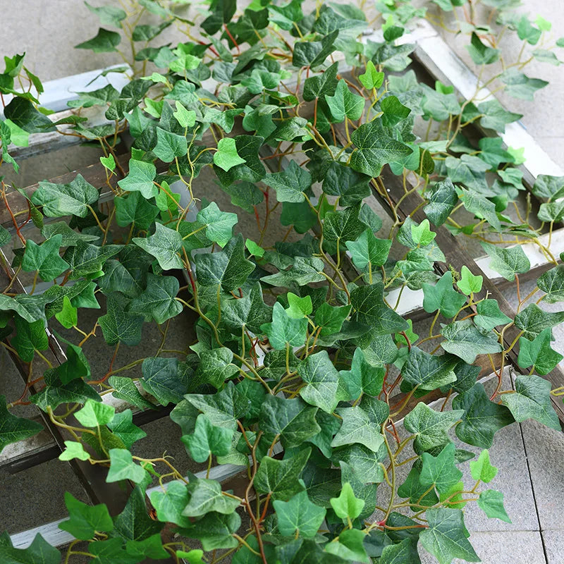 plantes artificielles lierre pour décoration mariage fête jardin 80 feuilles - vue 6 sur 6
