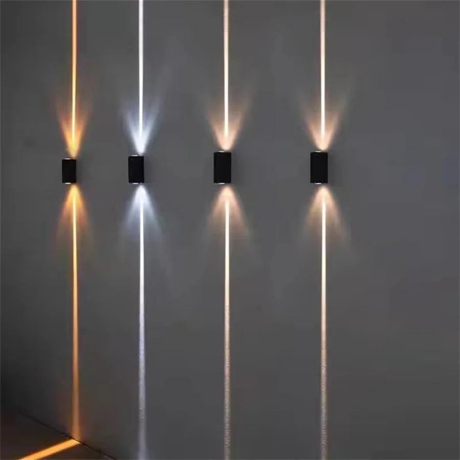 applique murale led extérieure moderne étanche en aluminium - vue 7 sur 15