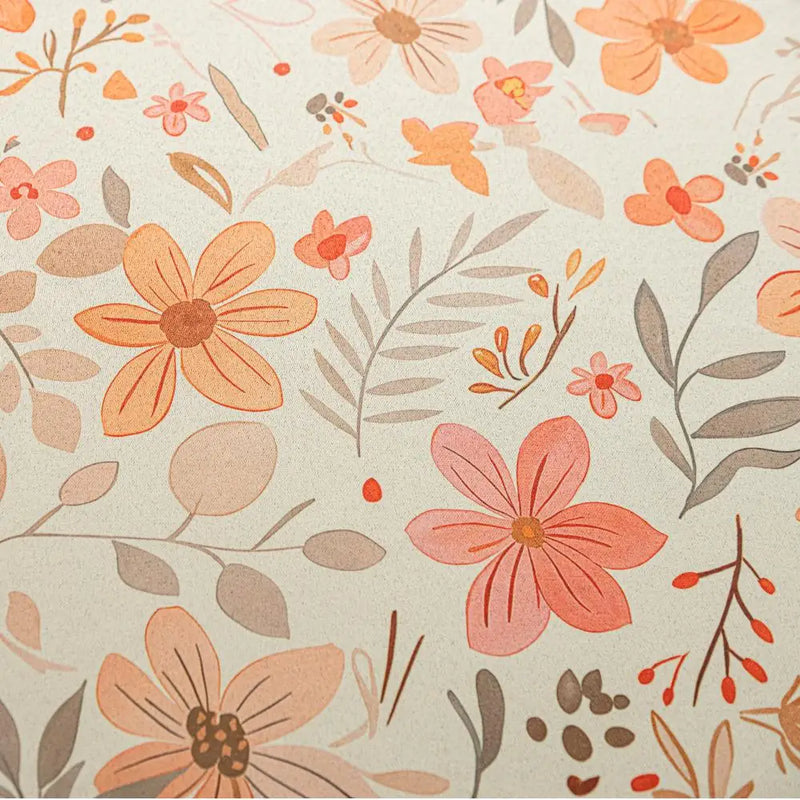 Rideau occultant floral style français pour chambre salon