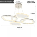 lustre led moderne créatif pour chambre enfant et salon intérieur