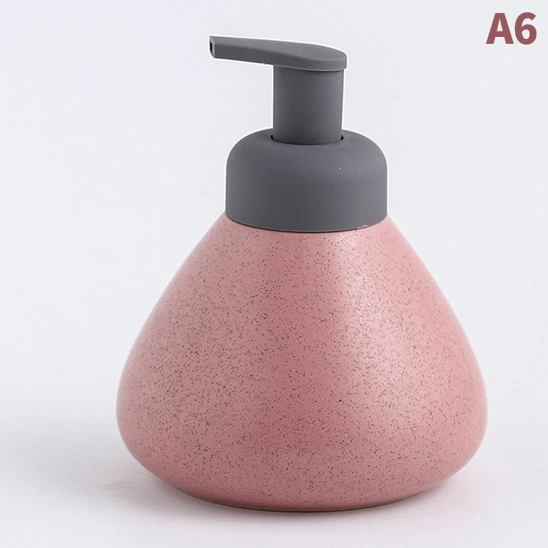 bouteille céramique distributeur savon liquide et gel douche - vue 8 sur 18