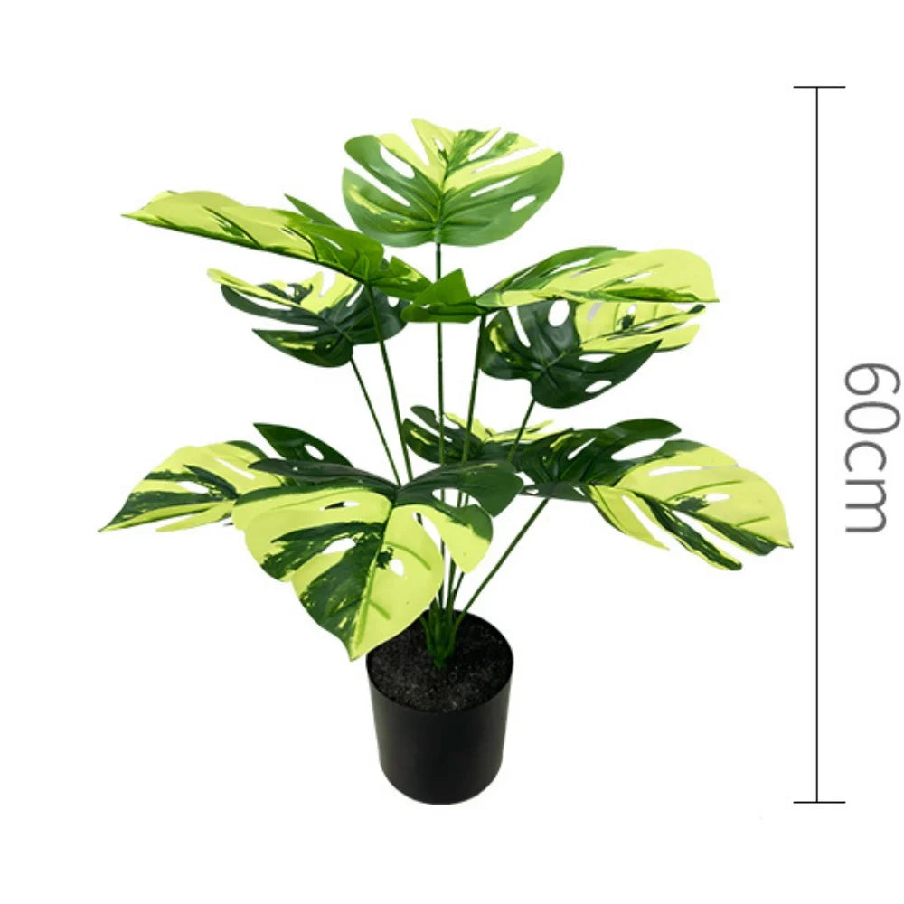 plante artificielle feuilles de tortue pour décoration intérieure - vue 18 sur 25