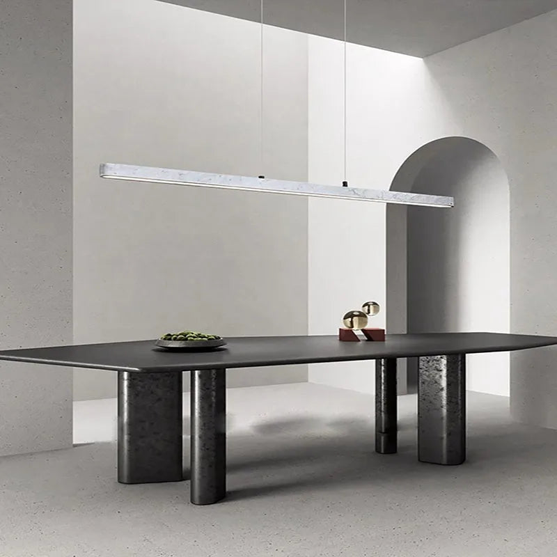 lustre marbre classique tendance 2023 pour éclairage intérieur moderne - vue 4 sur 11