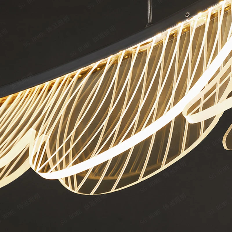 Lustre plafond salle à manger intérieur - vue 6 sur 9