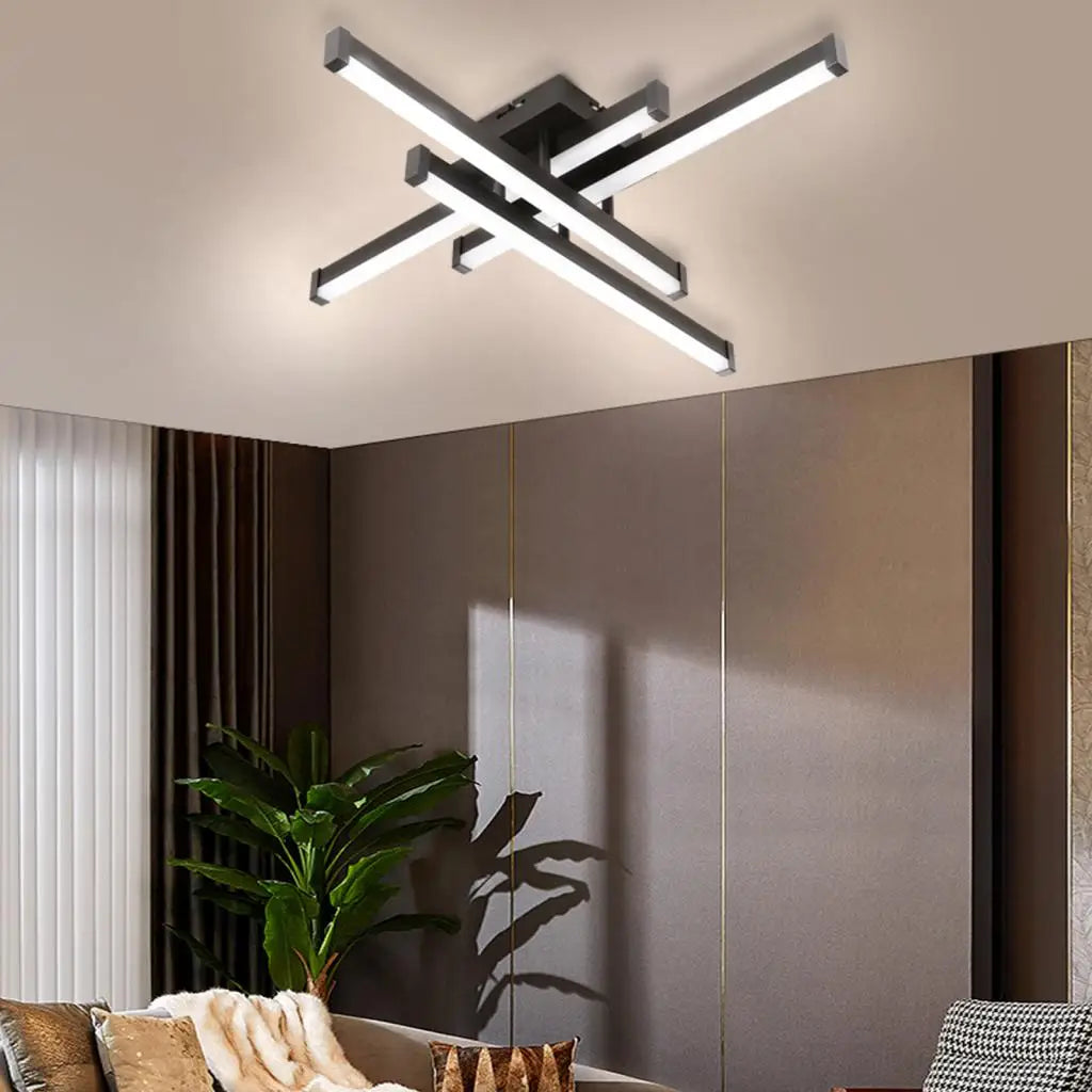 plafonnier moderne led monté en surface éclairage intérieur - vue 6 sur 7