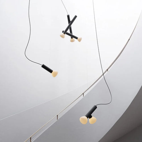 suspension design artistique luminaire décoratif cordon réglable