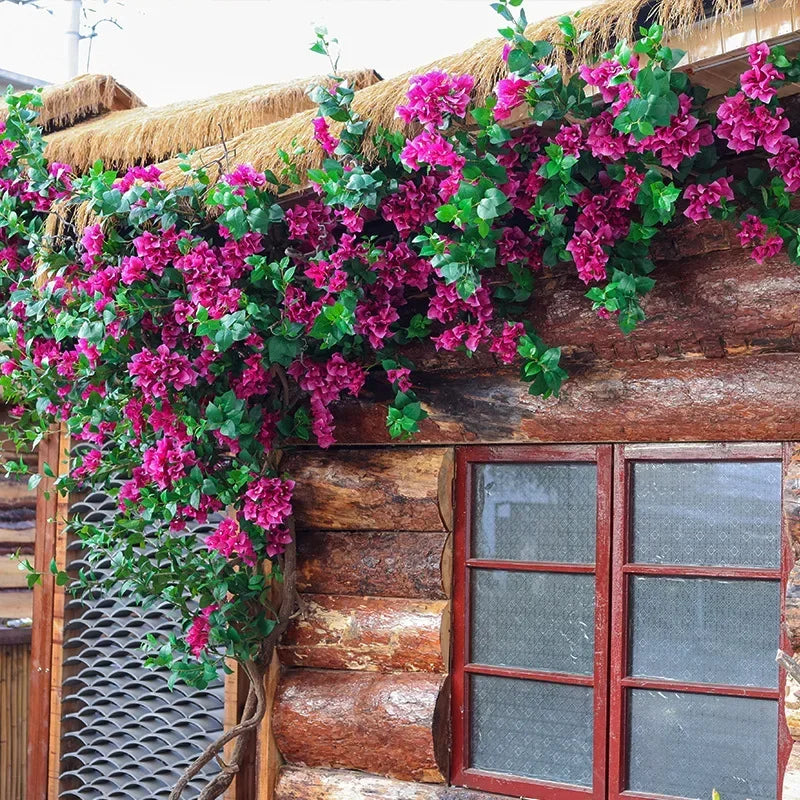 fleurs artificielles vignes prunes pour décoration fête et festival - vue 4 sur 8