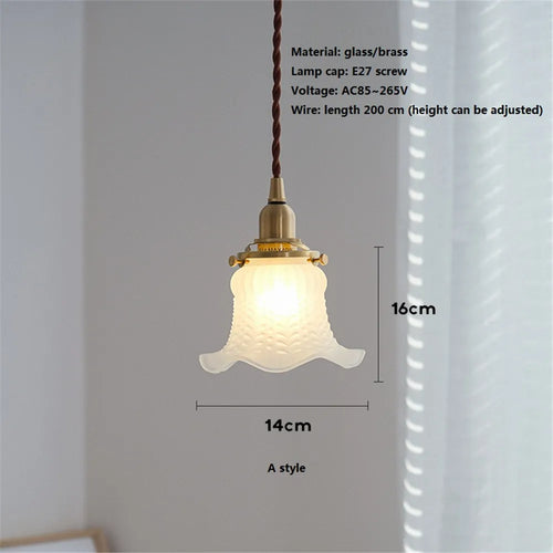 Nordischer Retro-Kronleuchter aus Glas für die Inneneinrichtung - vue 9 sur 8