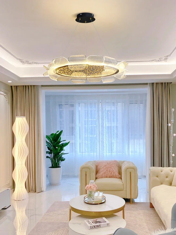 suspension en acrylique design moderne pour intérieur élégant et romantique - vue 5 sur 9